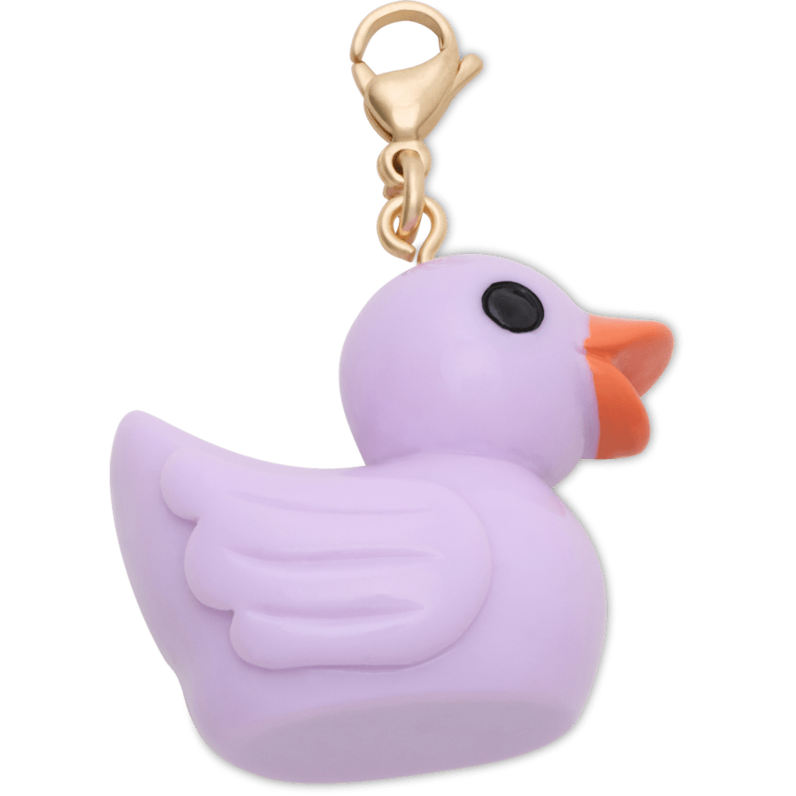 Purple Rubber Duck Charm Jibbitz Shoe Charm