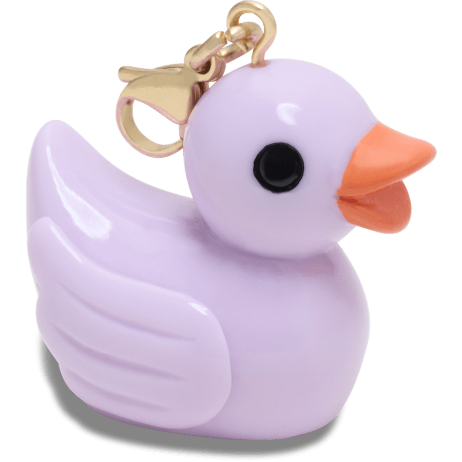 Purple Rubber Duck Charm Jibbitz Shoe Charm