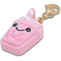 Cute Pink Boba Charm Jibbitz Shoe Charm