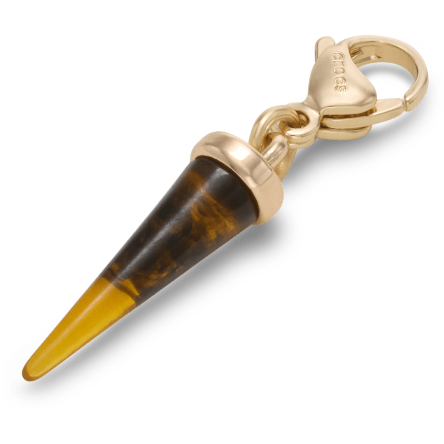 Gold Tortoise Spike Charm Jibbitz Shoe Charm
