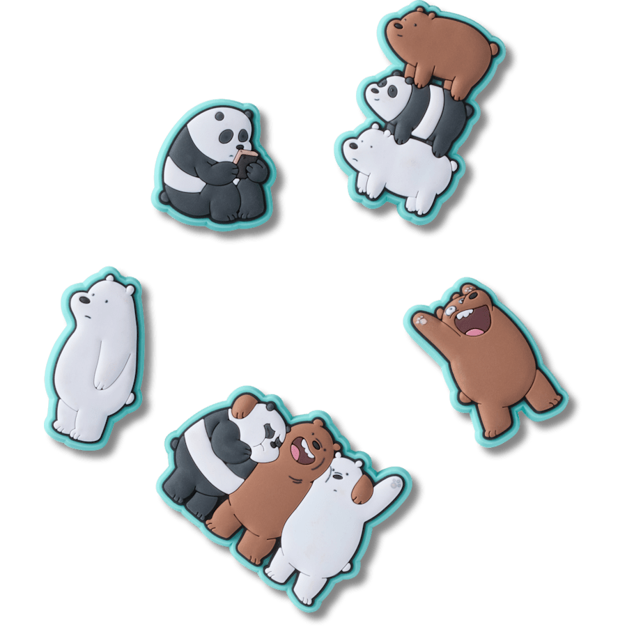 We Bare Bears 5 Pack  Jibbitz™ charms