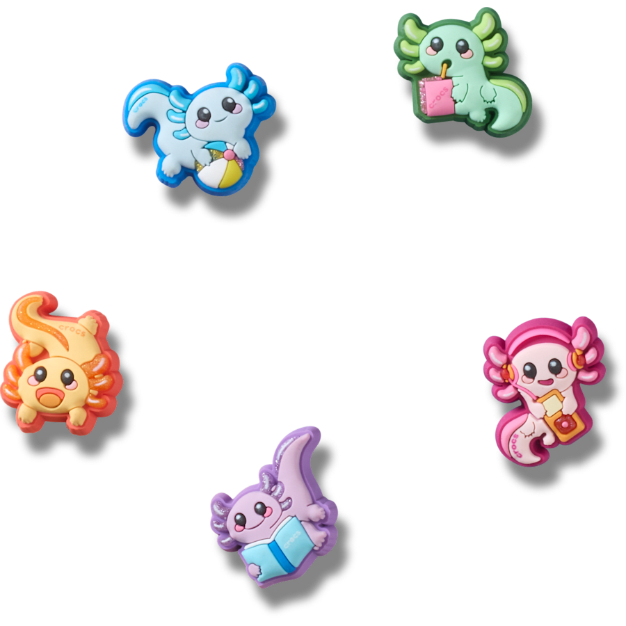 Tiny Axolotls 5 Pack Jibbitz™ charms