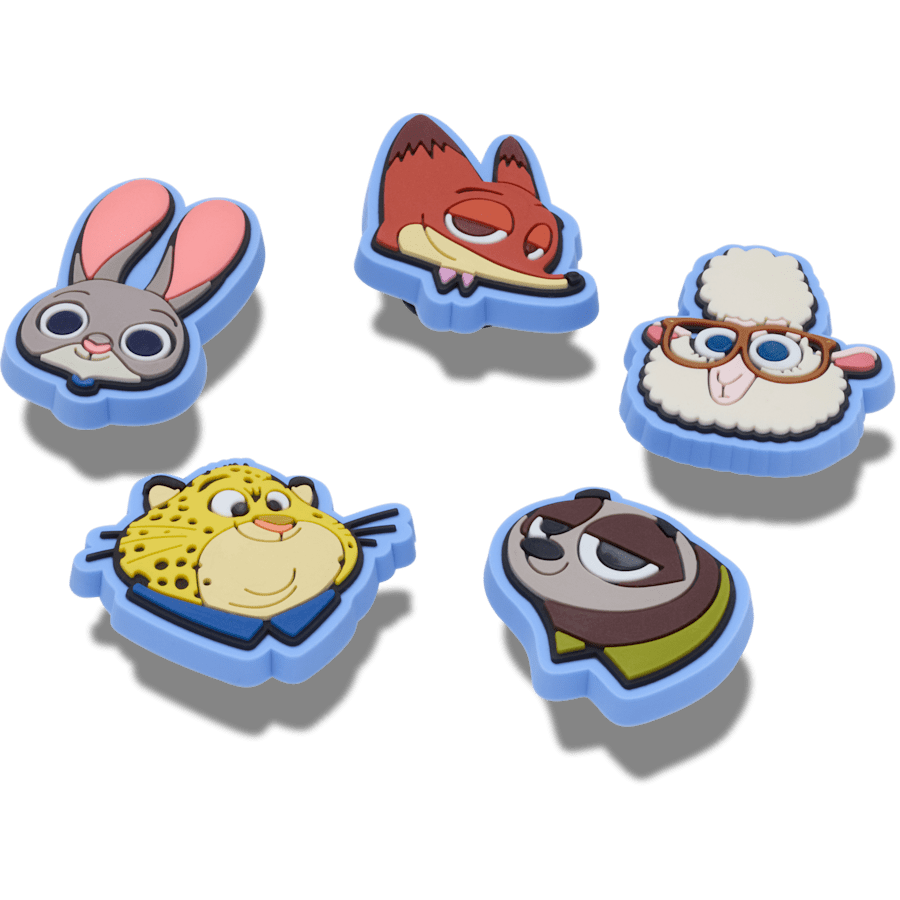 b'Disney Zootopia 2 5 Pack Jibbitz Shoe Charm'