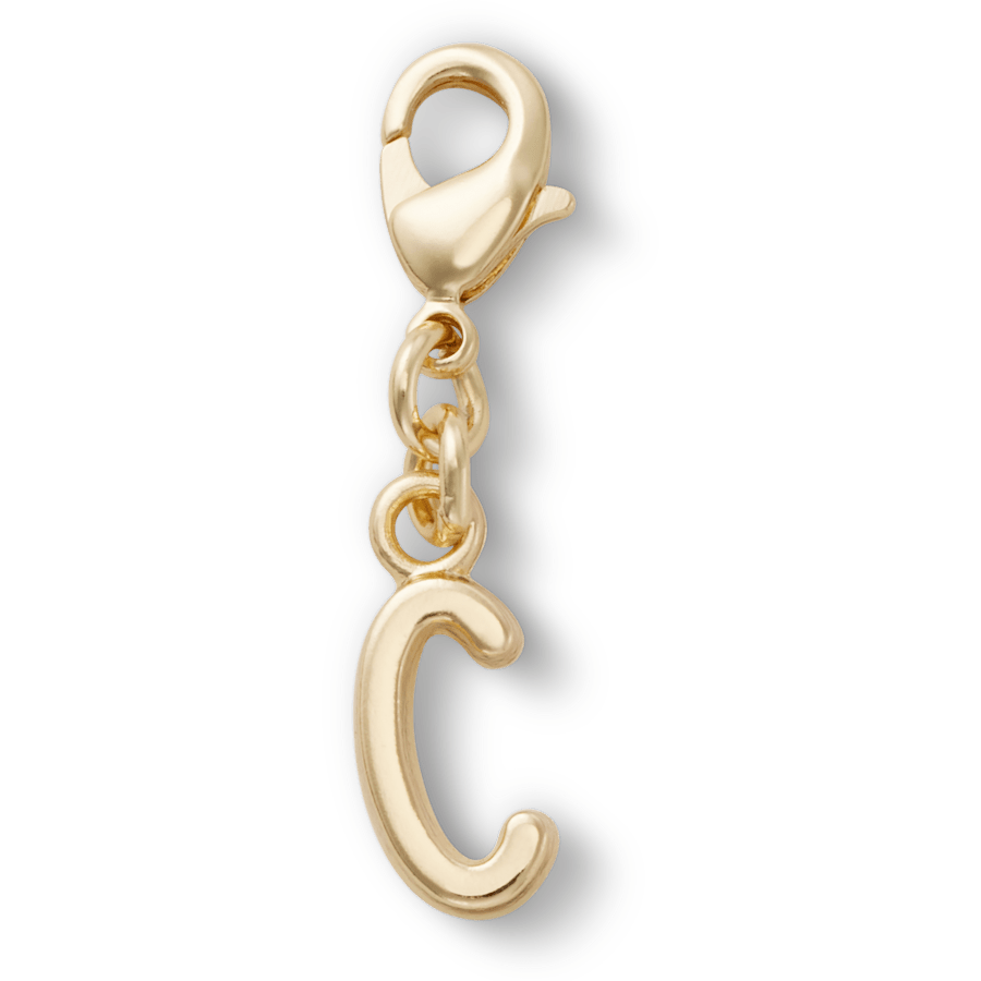Gold Letter C Charm Jibbitz™ charms