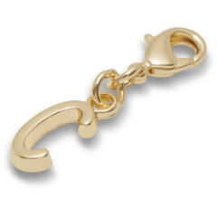 Gold Letter C Charm Jibbitz™ charms