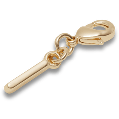 Gold Letter I Charm Jibbitz™ charms