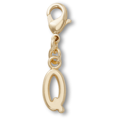 Gold Letter Q Charm Jibbitz™ charms