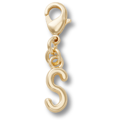 Gold Letter S Charm Jibbitz™ charms