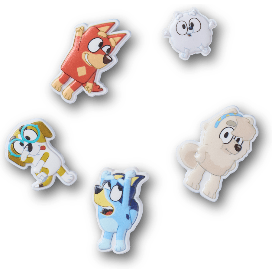 Bluey 5 Pack Jibbitz Shoe Charm