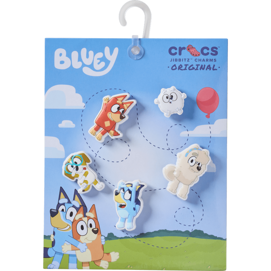 Bluey 5 Pack Jibbitz Shoe Charm