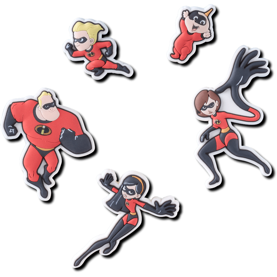 Pixar Incredibles 5 Pack Jibbitz charm