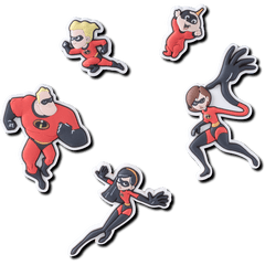 Pixar Incredibles 5 Pack Jibbitz charm