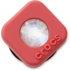 Red Square PVC SMT Gem Jibbitz™ charms