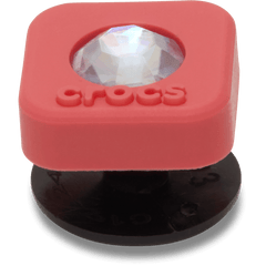 Red Square PVC SMT Gem Jibbitz™ charms