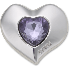 SilverandPurple SMT Gem Heart Jibbitz™ charms
