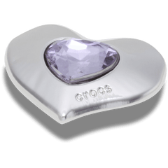 SilverandPurple SMT Gem Heart Jibbitz™ charms