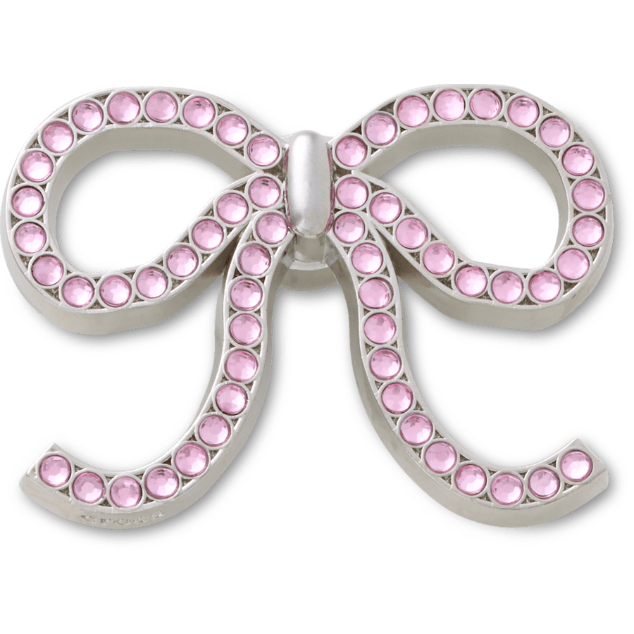 Pink Glittery Bow Jibbitz™ charms