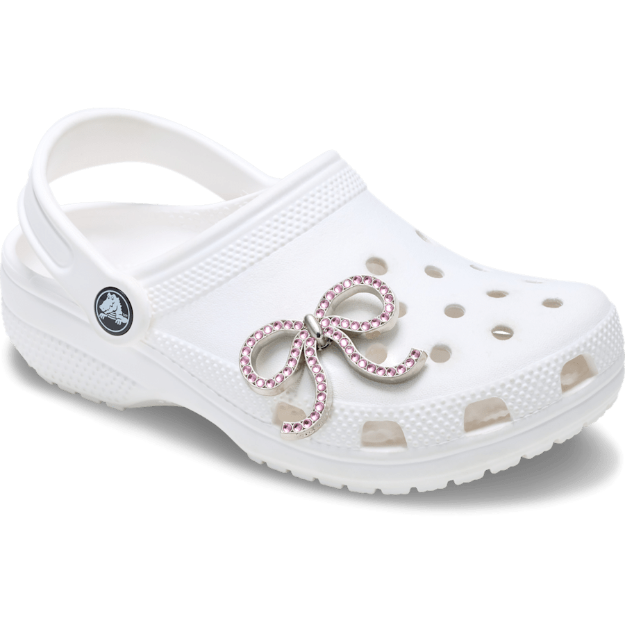 Pink Glittery Bow Jibbitz™ charms