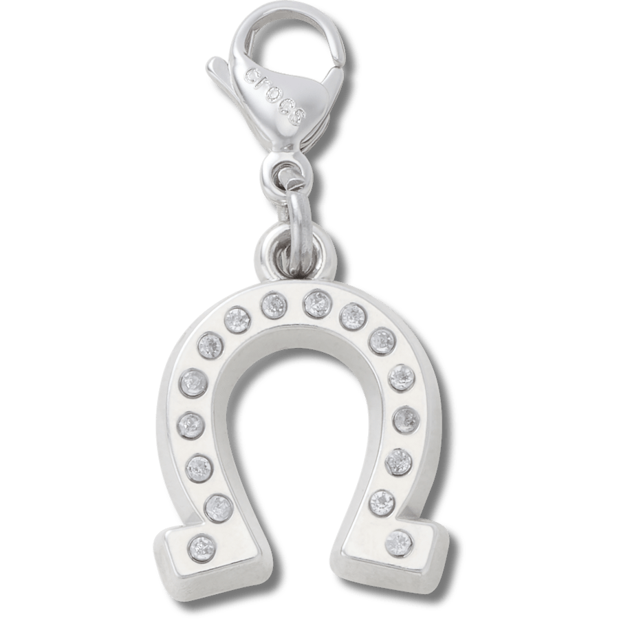Lucky Silver Horseshoe Charm Jibbitz charm