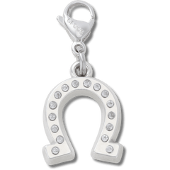 Lucky Silver Horseshoe Charm Jibbitz charm