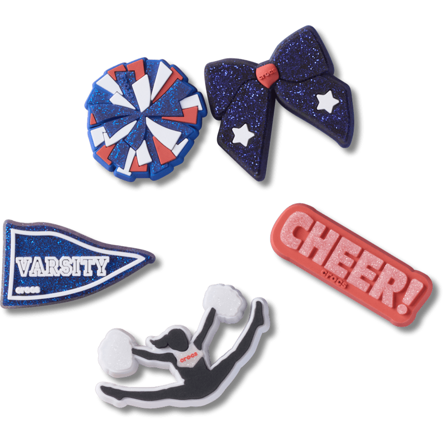 Cheer 5 Pack Jibbitz™ charms