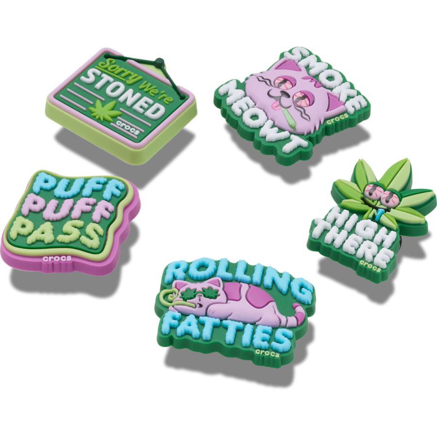 420 Hemp Cuties 5 Pack Jibbitz™ charms