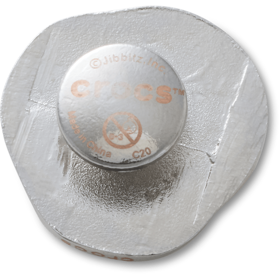 Silver and Pearl Disc Jibbitz™ charms