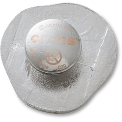 Silver and Pearl Disc Jibbitz™ charms