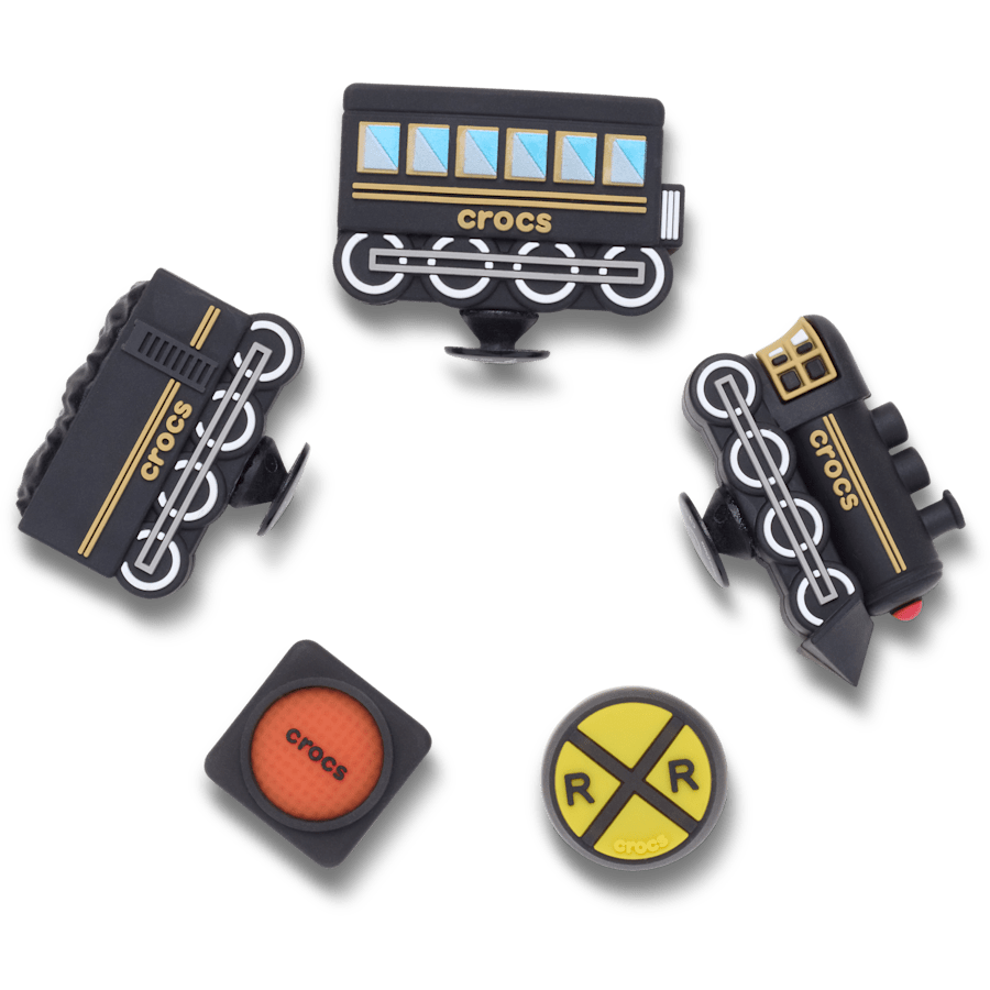 3D Train 5 Pack Jibbitz™ charms