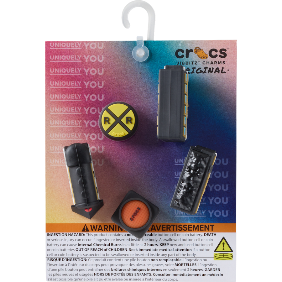 3D Train 5 Pack Jibbitz™ charms