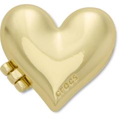 Gold Bubble Locket Heart Jibbitz™ charms