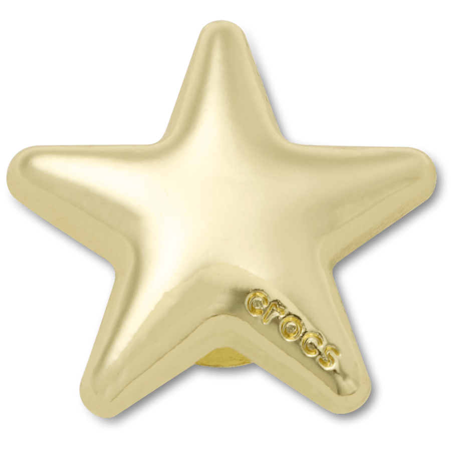 Gold Bubble Star Jibbitz™ charms