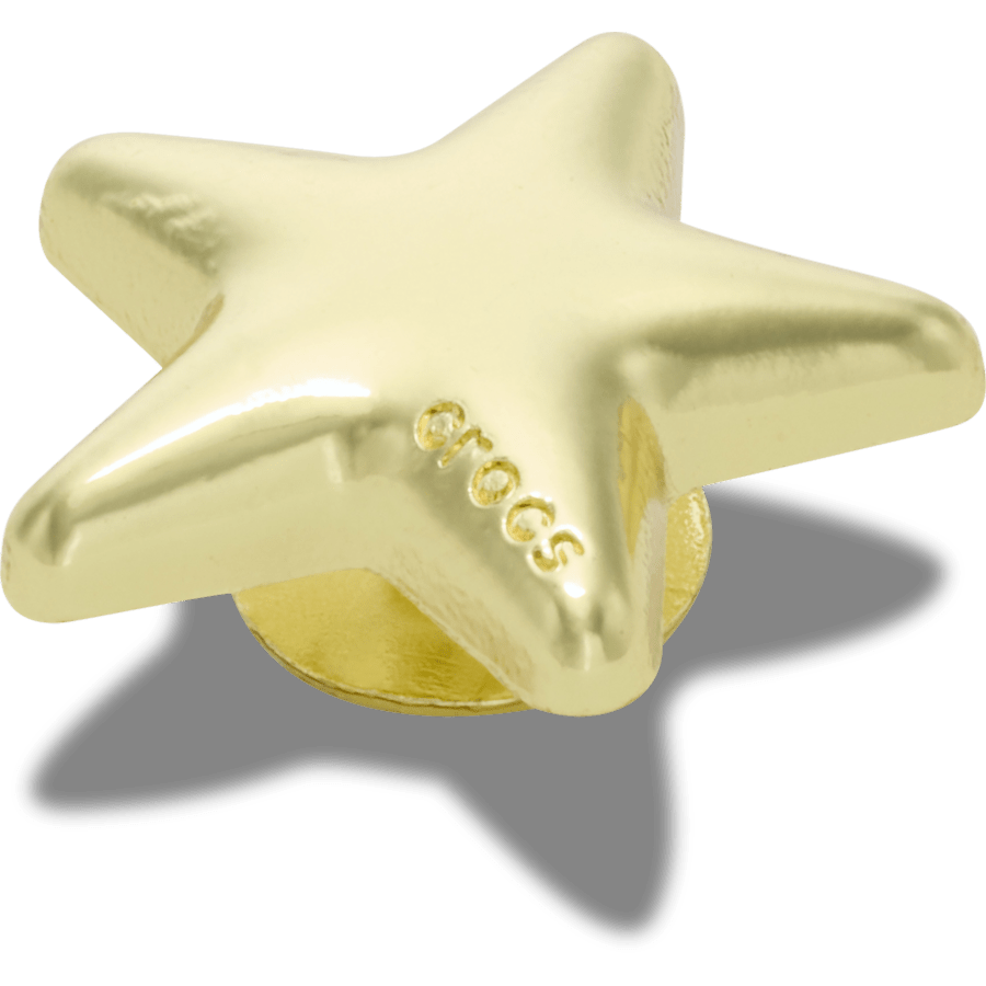 Gold Bubble Star Jibbitz™ charms