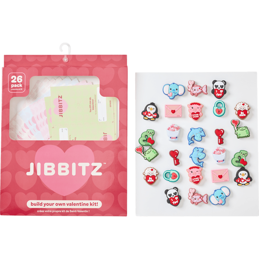 Valentines Day Card 26 Pack Jibbitz™ charms