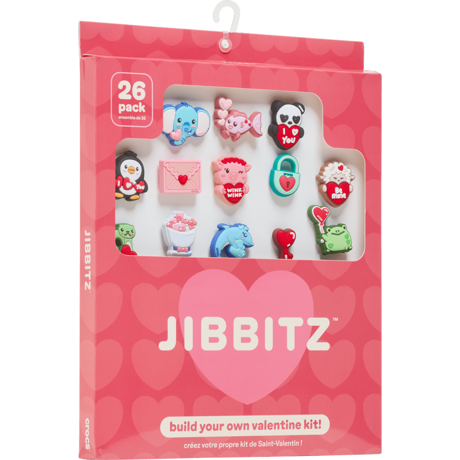Valentines Day Card 26 Pack Jibbitz™ charms