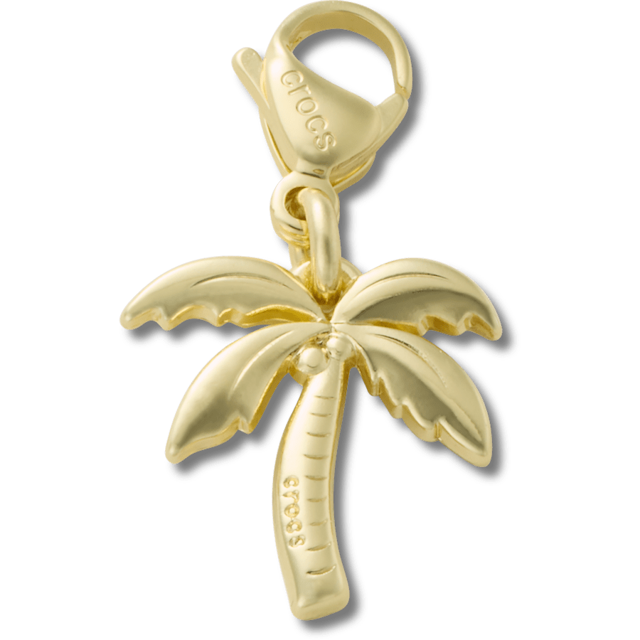 Gold Palm Tree Charm Jibbitz charm