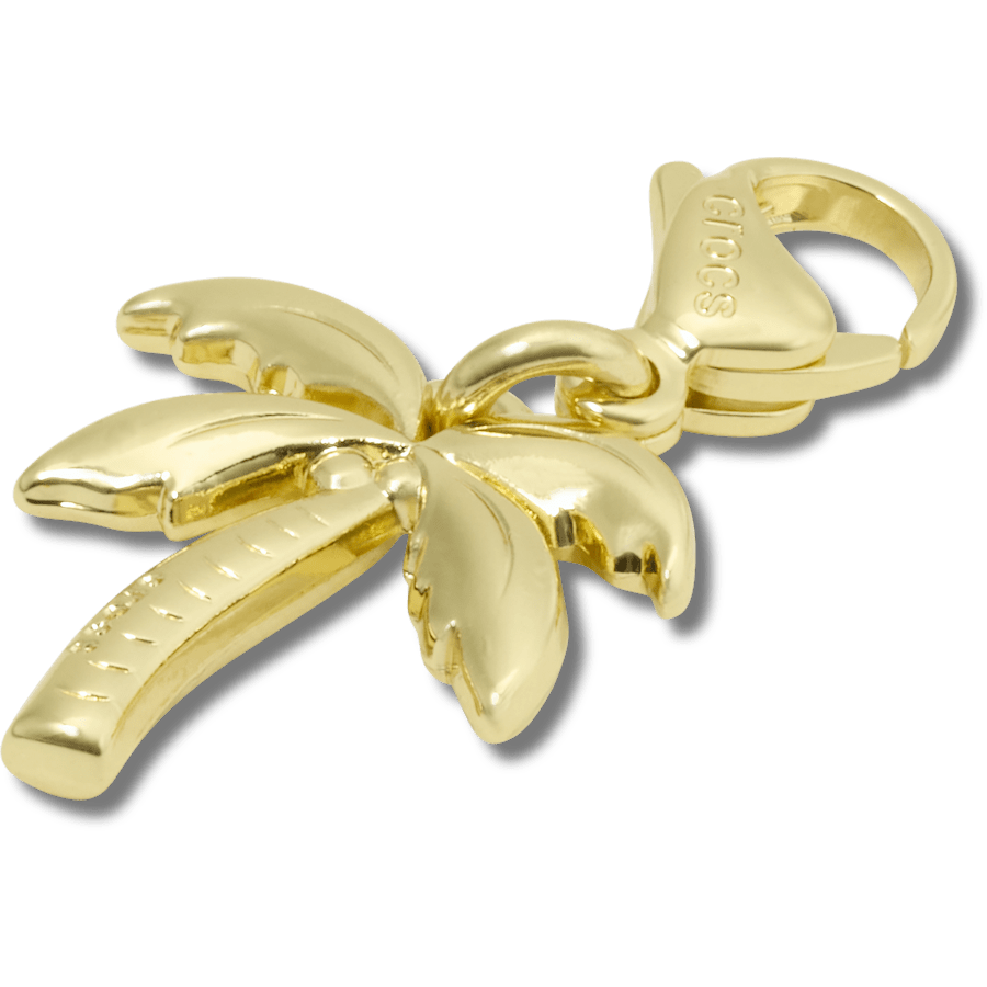 Gold Palm Tree Charm Jibbitz charm