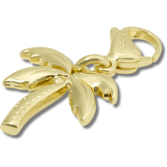 Gold Palm Tree Charm Jibbitz charm