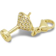Gold Martini Charm Jibbitz charm