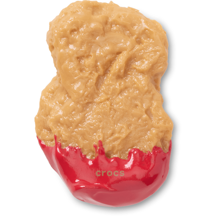 Chicken Nugget Dipped Ketchup Jibbitz™ charms