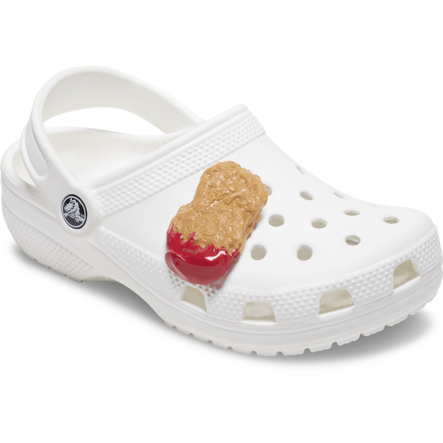 Chicken Nugget Dipped Ketchup Jibbitz™ charms