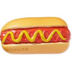 Hot Dog Dipped in Mustard Jibbitz™ charms