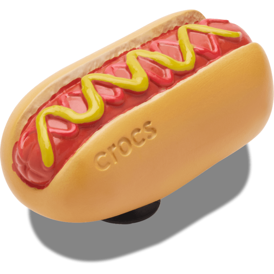 Hot Dog Dipped in Mustard Jibbitz™ charms
