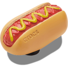 Hot Dog Dipped in Mustard Jibbitz™ charms