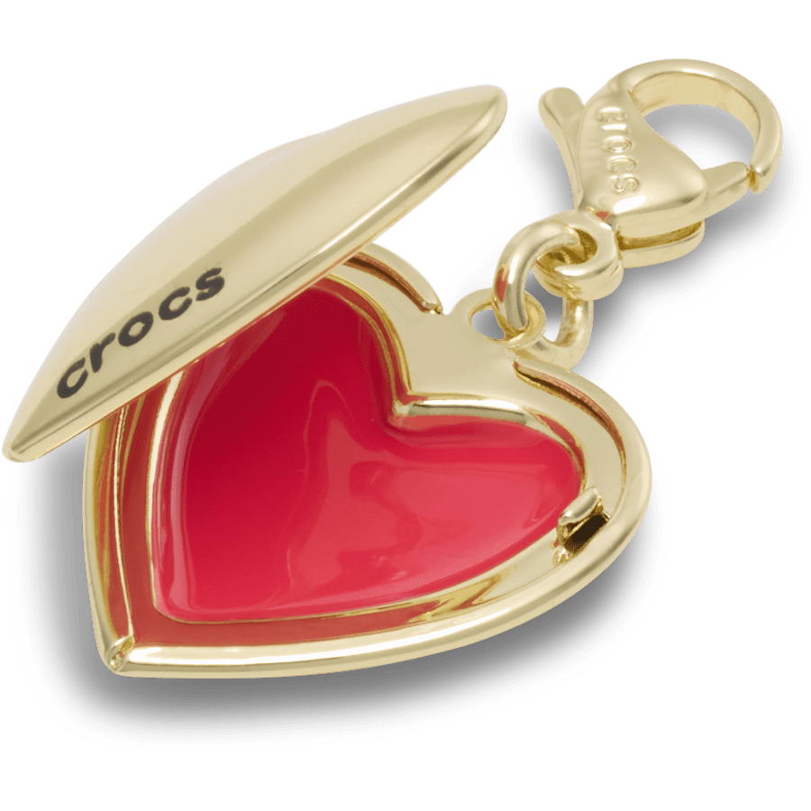 Gold Locket Charm Jibbitz charm