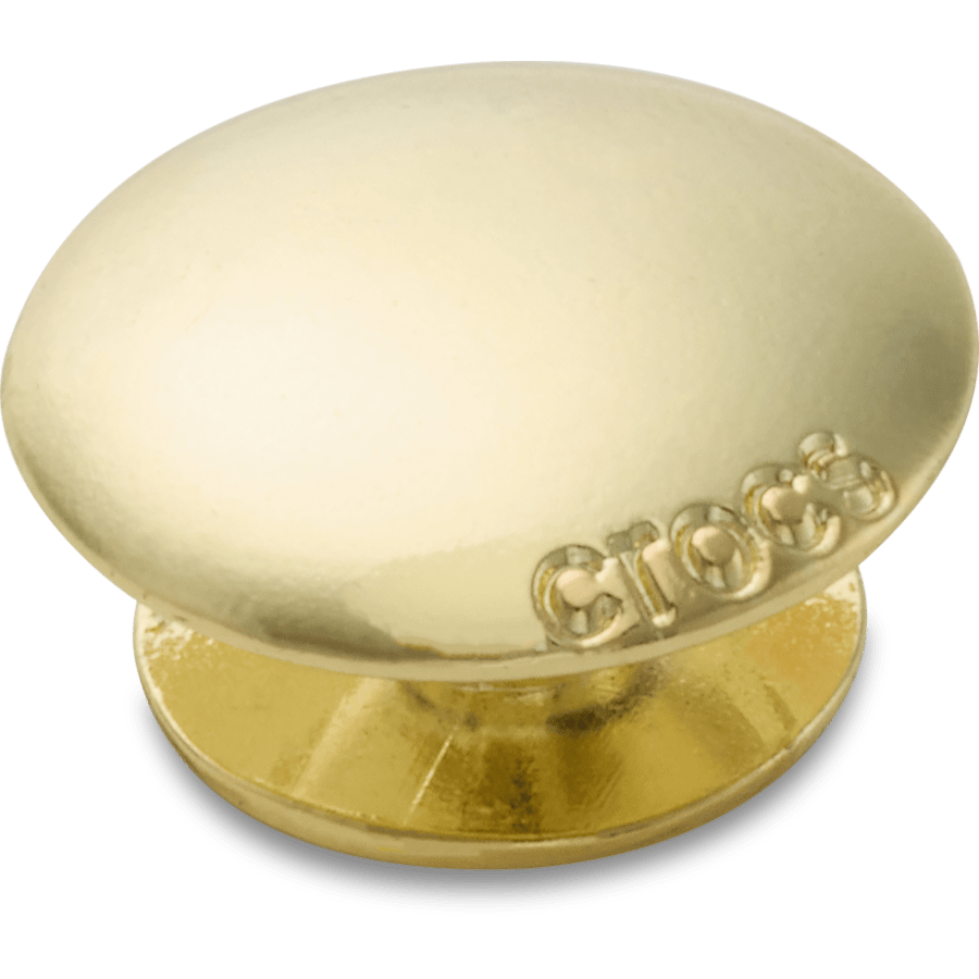 Large Gold Circle Stud Jibbitz™ charms