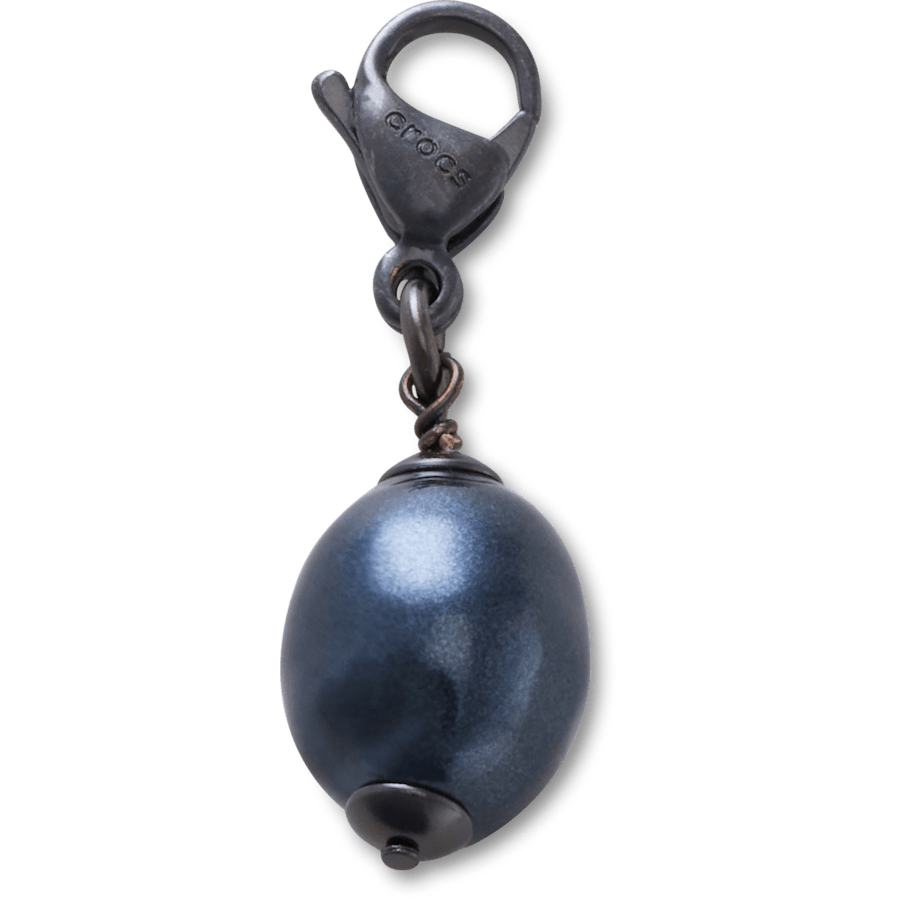 Silver Black SMT Pearl Charm Jibbitz charm