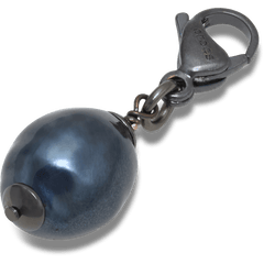 Silver Black SMT Pearl Charm Jibbitz charm