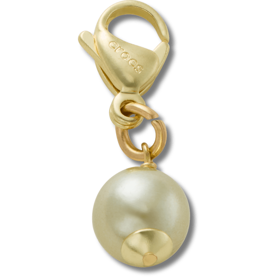 Gold and Green SMT Pearl Charm Jibbitz charm