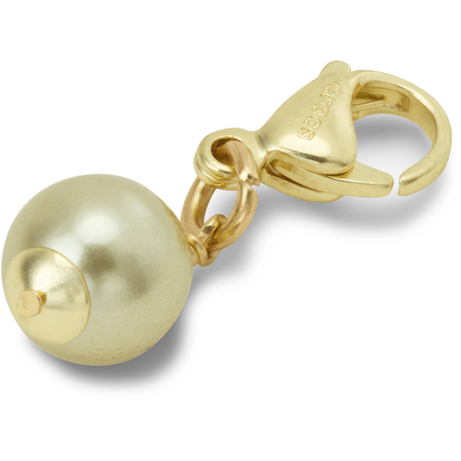 Gold and Green SMT Pearl Charm Jibbitz charm